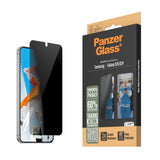 PanzerGlass Samsung Galaxy S25 - Ultra-Wide Fit Screen Protector Glass - Privacy Function - Transparent