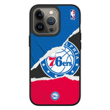 iPhone 13 Pro RhinoShield SolidSuit Drop Proof NBA Case with Philadelphia 76ers - Sweat and Tears