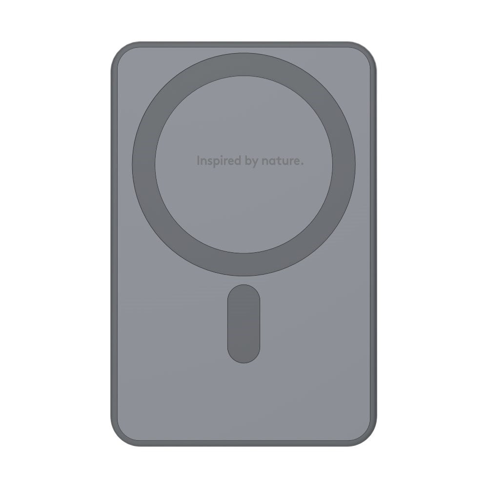 Hune Halcon 5000mAh Powerbank with Wireless Charging - MagSafe Compatible - Grey