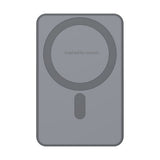 Hune Halcon 5000mAh Powerbank with Wireless Charging - MagSafe Compatible - Grey