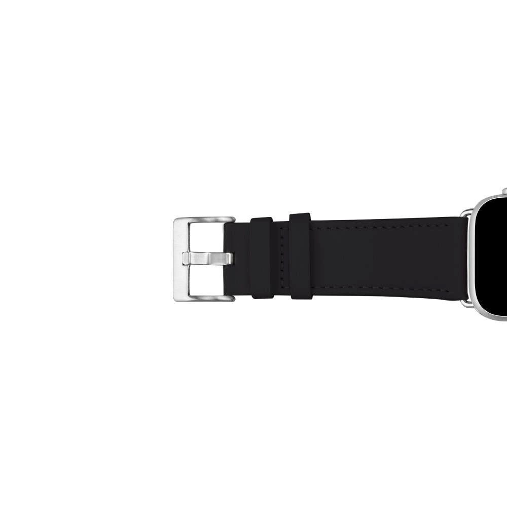 Apple Watch (38/40/SE/41/42mm) Puro E-CLASSIC Vegan Leather Watch Strap - Black