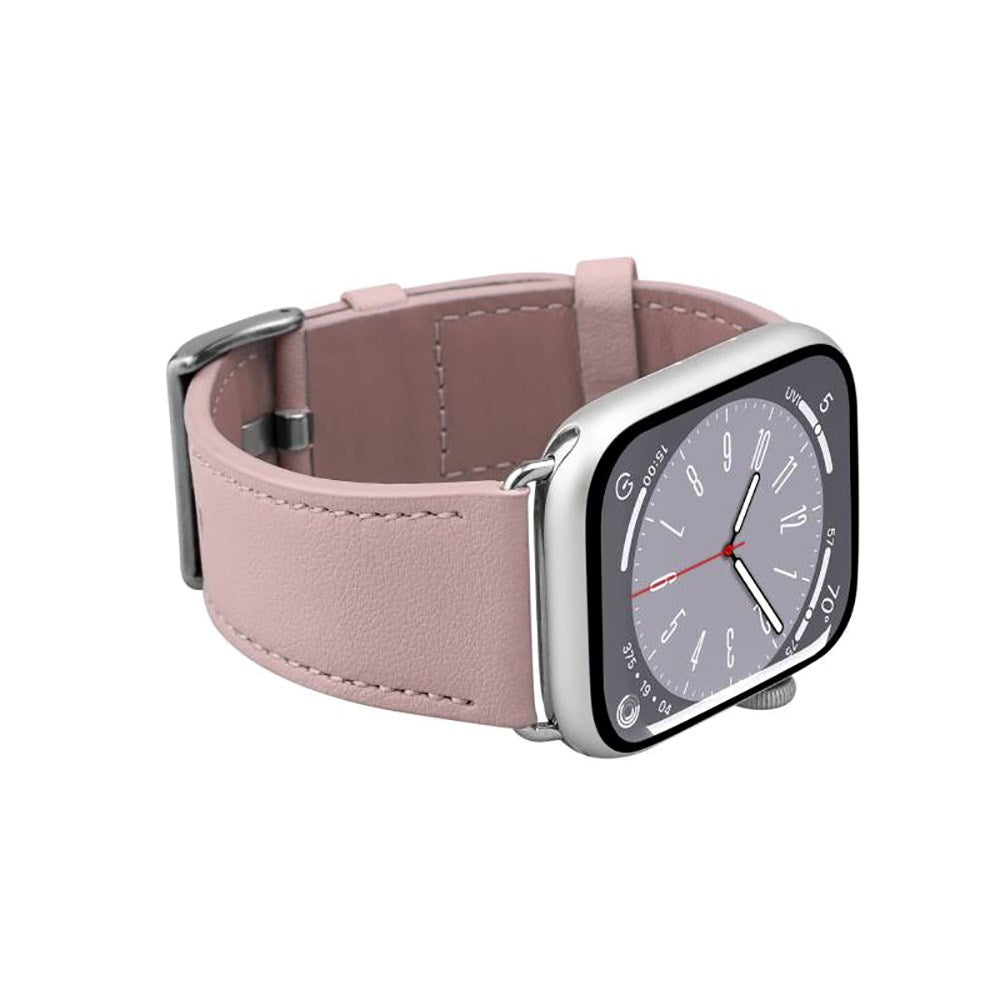 Apple Watch (38/40/SE/41/42mm) Puro E-CLASSIC Vegan Leather Watch Strap - Pink