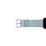 Apple Watch (42/44/SE/45/46/49mm) Puro E-CLASSIC Vegan Leather Watch Strap - Light Blue