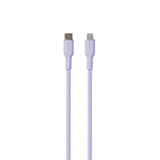 PURO Soft USB-C to Lightning Cable 1.5m - Purple