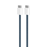 Puro Braided USB-C Cable – 1.5m, 60W, and 480Mbps Data Transfer - Dark Blue