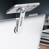 Puro Mag Mount Adhesive Phone Holder for Computer - MagSafe Compatible - Silver