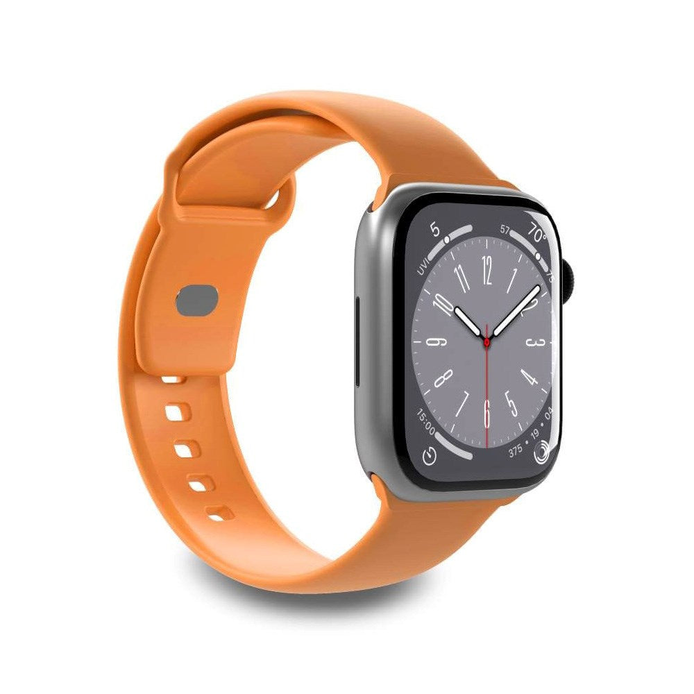 Apple Watch (38/40/SE/41/42mm) Puro ICON Silicone Watch Strap - Orange