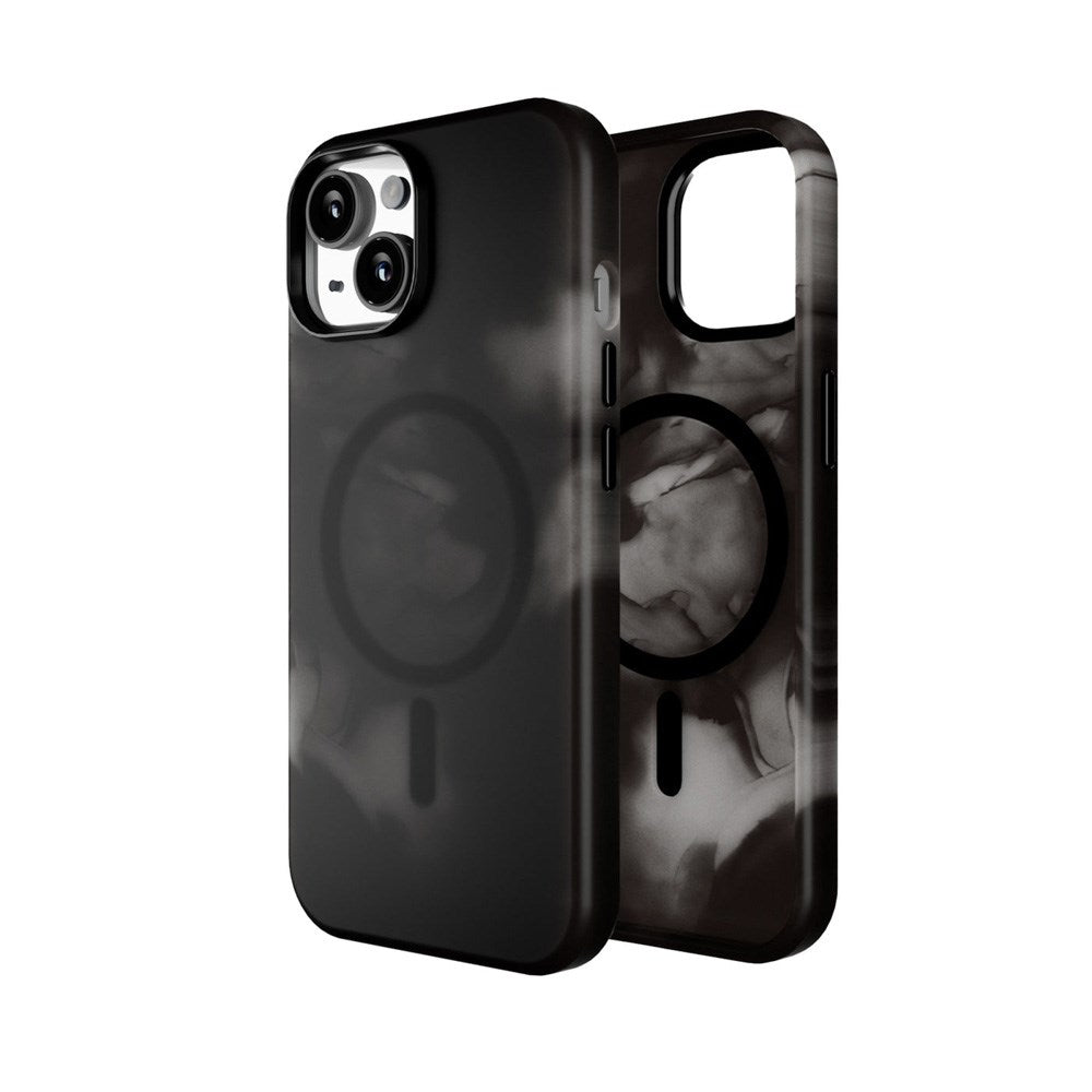 iPhone 15 Puro AQUA Flexible Plastic Case - MagSafe Compatible - Black