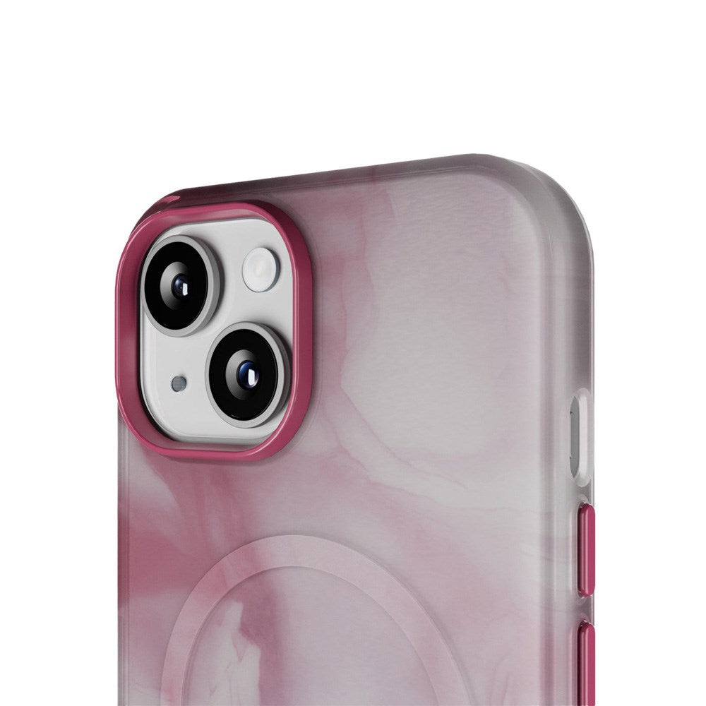 iPhone 15 Puro AQUA Flexible Plastic Case - MagSafe Compatible - Pink