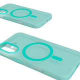 PURO DAYLIGHT Gradient MagSafe Silicone Case - iPhone 16 - Transparent/Green