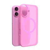 PURO DAYLIGHT Gradient MagSafe Silicone Case - iPhone 16 - Transparent/Pink