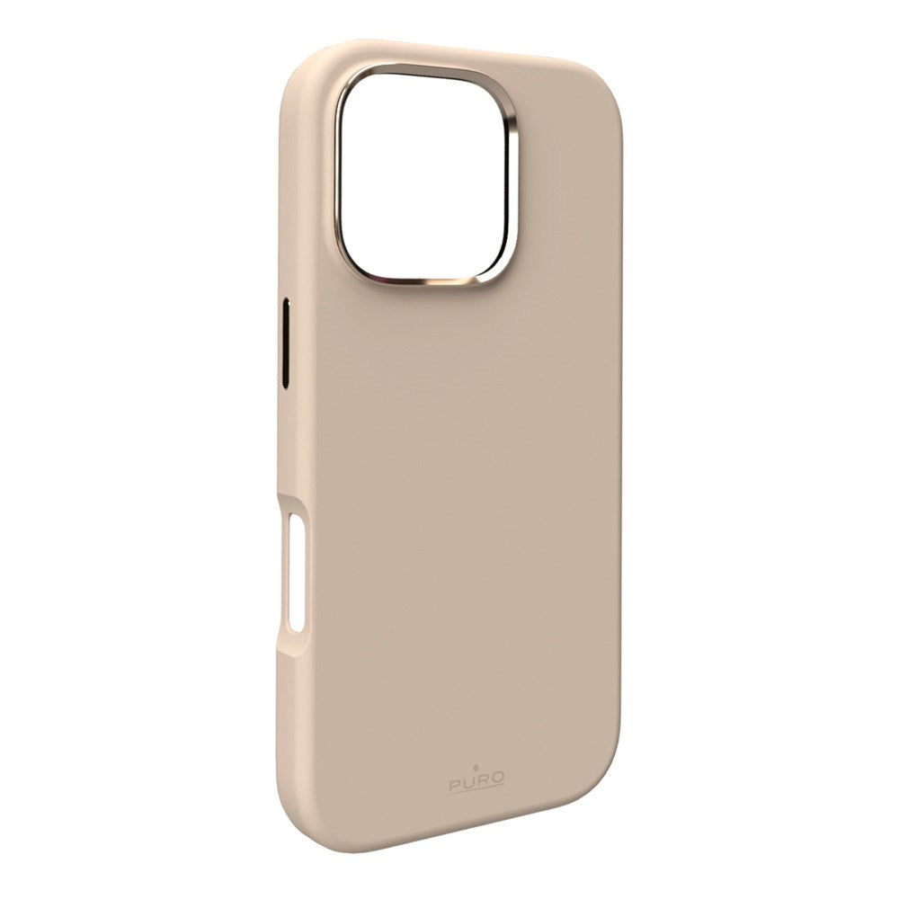 PURO ICON MAG PRO Silicone Case - MagSafe Compatible - iPhone 16 Pro Max - Beige