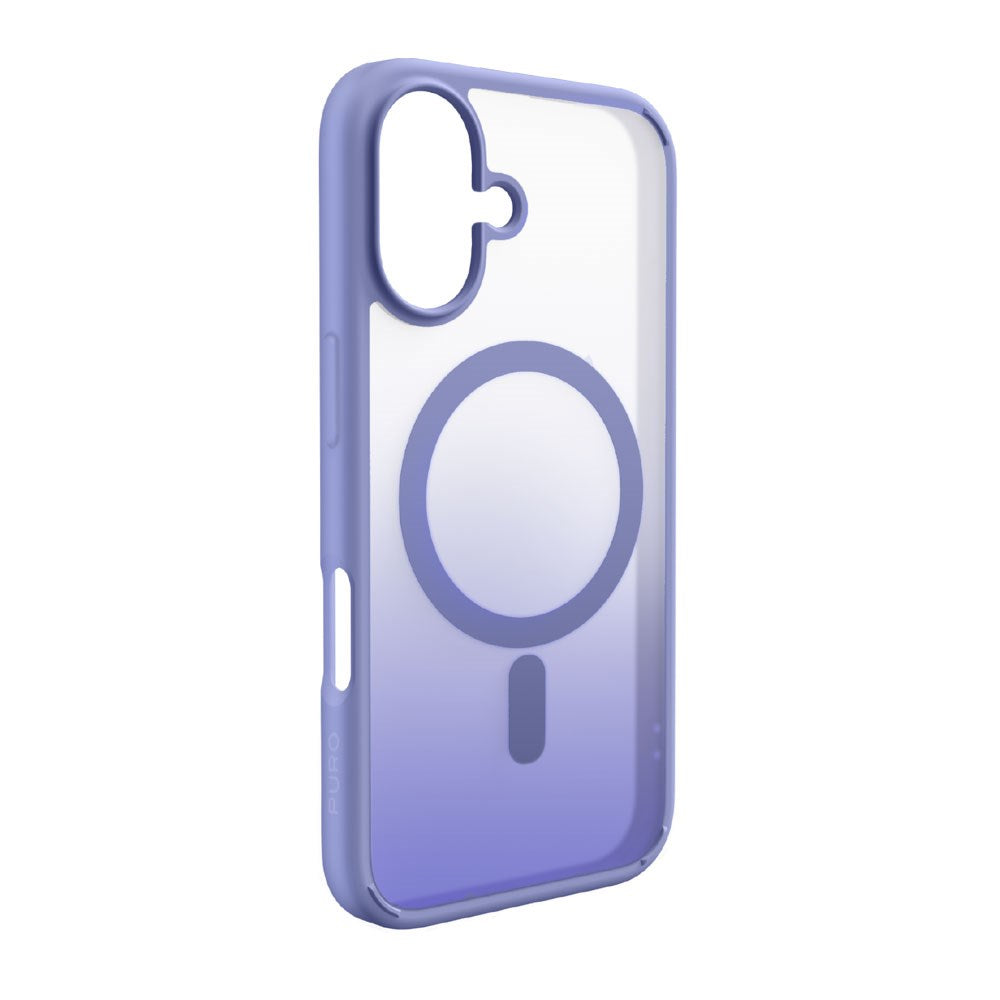 iPhone 17 PURO GRADIENT Case - MagSafe Compatible - Transparent / Purple
