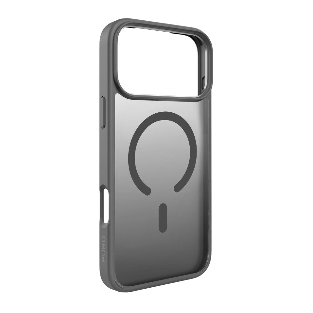 iPhone 17 Pro PURO GRADIENT Case - MagSafe Compatible - Transparent / Grey