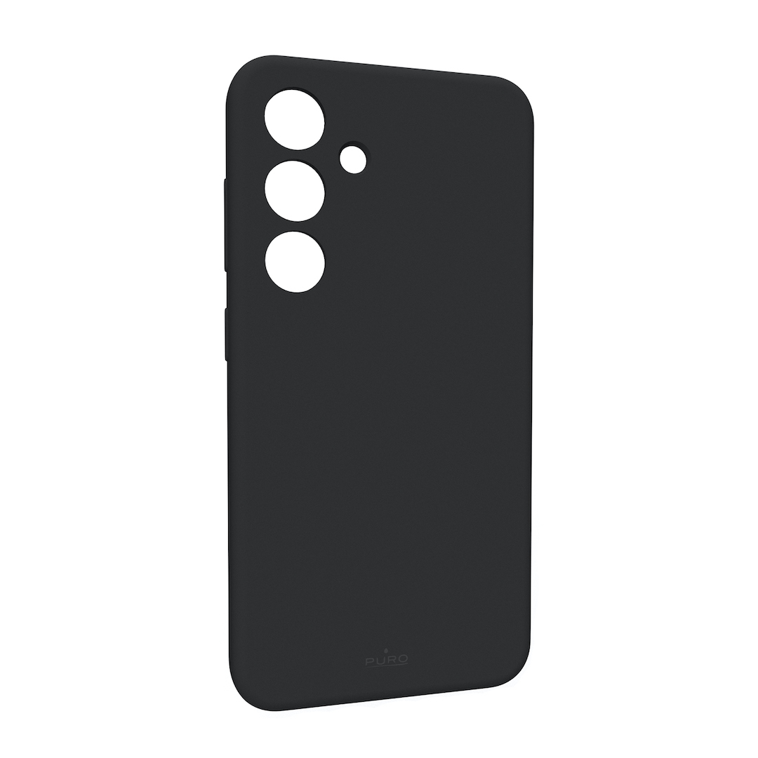 Puro Silicone Cover "ICON" for Samsung Galaxy S24 - Black