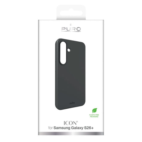 Samsung Galaxy S26+ (Plus) PURO ICON Silicone Case – Black