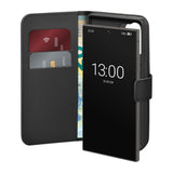 Samsung Galaxy S26 Ultra PURO Eco-Leather Flip Case with Card Holder & Stand Function - Black