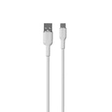 PURO Soft USB-A to USB-C Cable 1.5m - White