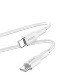 PURO Soft USB-C to USB-C Cable 1.5m - White