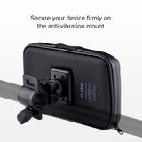 SBS Waterproof Mobile Phone Holder for Bicycle - Max Mobile: 147 x 66 mm - Black