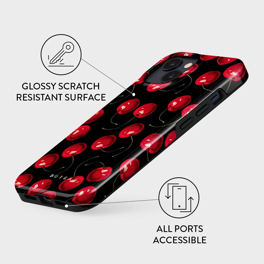 Burga iPhone 14 Tough Fashion Case - Cherrybomb