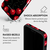 Burga iPhone 15 Pro Tough Fashion Case - Cherrybomb