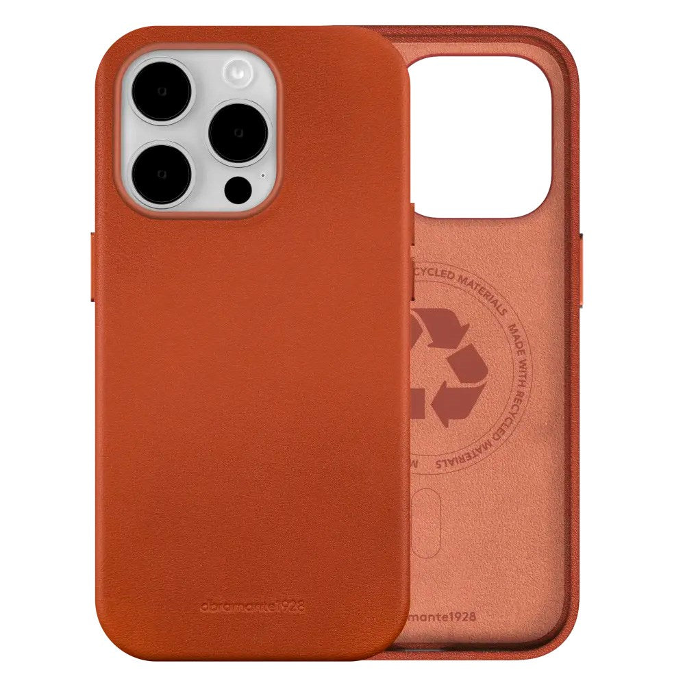 dbramante1928 iPhone 15 Pro Roskilde Case - 100% Real Leather - MagSafe Compatible - Tan