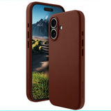 Dbramante1928 iPhone 16 Roskilde Case - 100% Recycled Plastic - MagSafe Compatible - Dark Tan