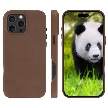 Dbramante1928 iPhone 16 Pro Max Roskilde Case - 100% Recycled Plastic - MagSafe Compatible - Dark Tan