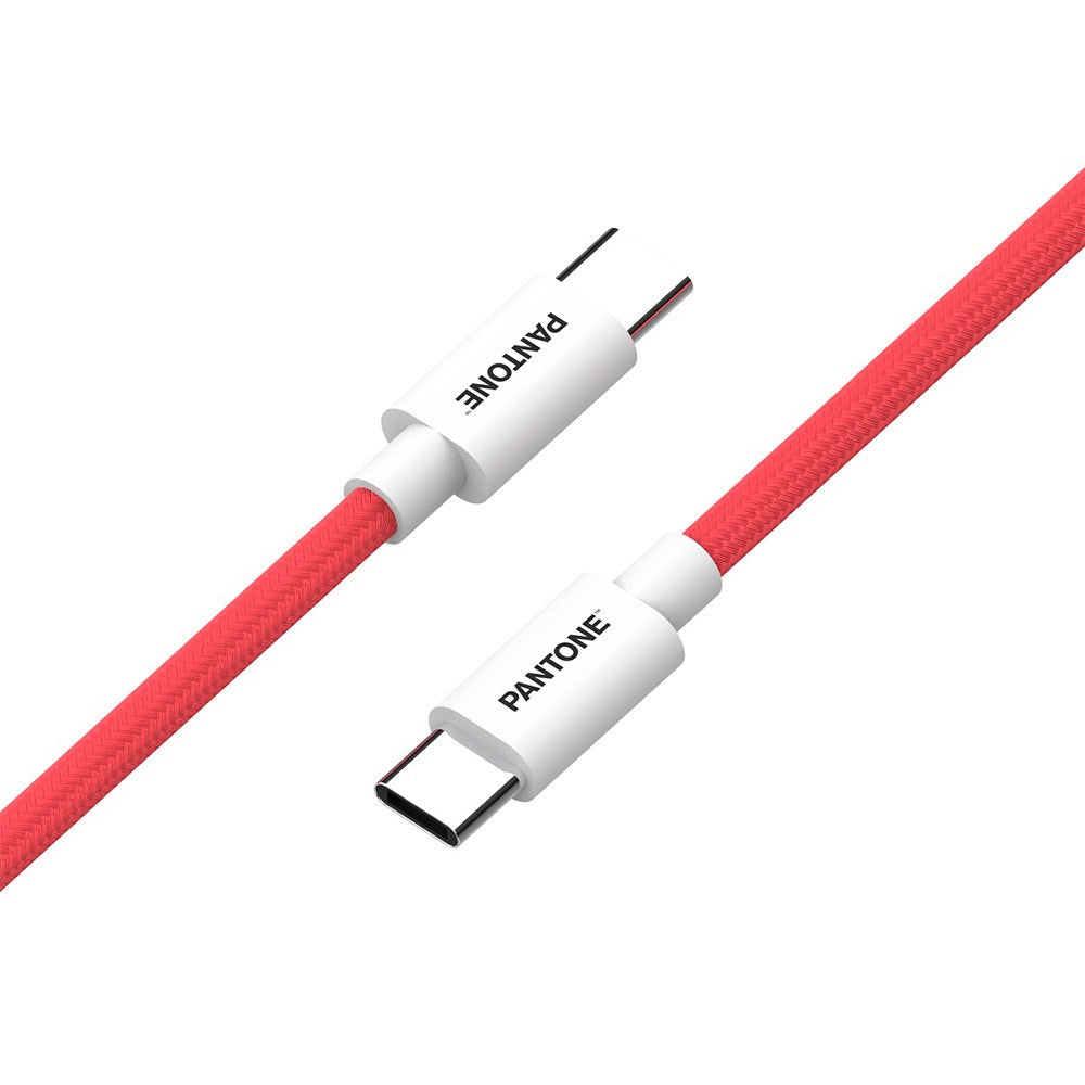 Pantone 60W PD USB-C to USB-C Cable - 1.5 Meter - Pink