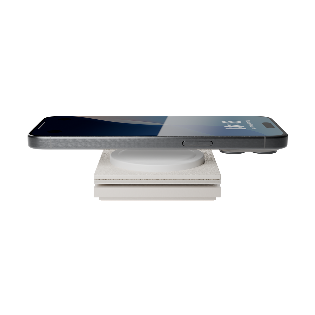 Native Union Rise Solo Qi2 Magnetic Wireless Charger - Beige