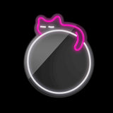 Forever Light LED Neon Light Mirror - Cat