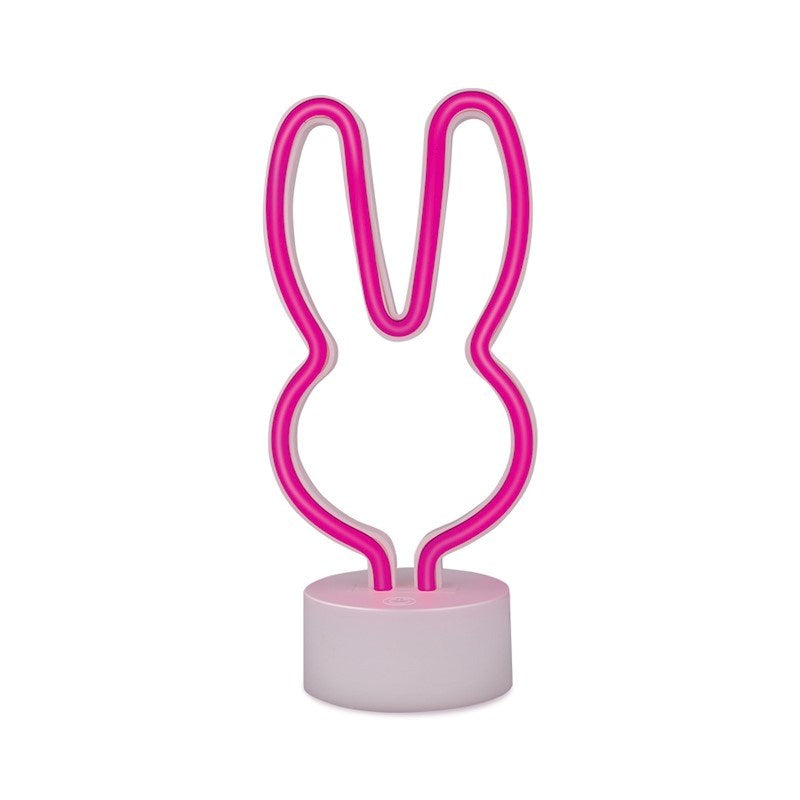 Forever Light Neon Decoration with Foot LED - Pink Light with Rabbit