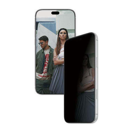 iPhone 18 Pro Max SAFE by PanzerGlass Ultra-Wide Fit Screen Protector Glass with EasyAligner - Privacy - Transparent
