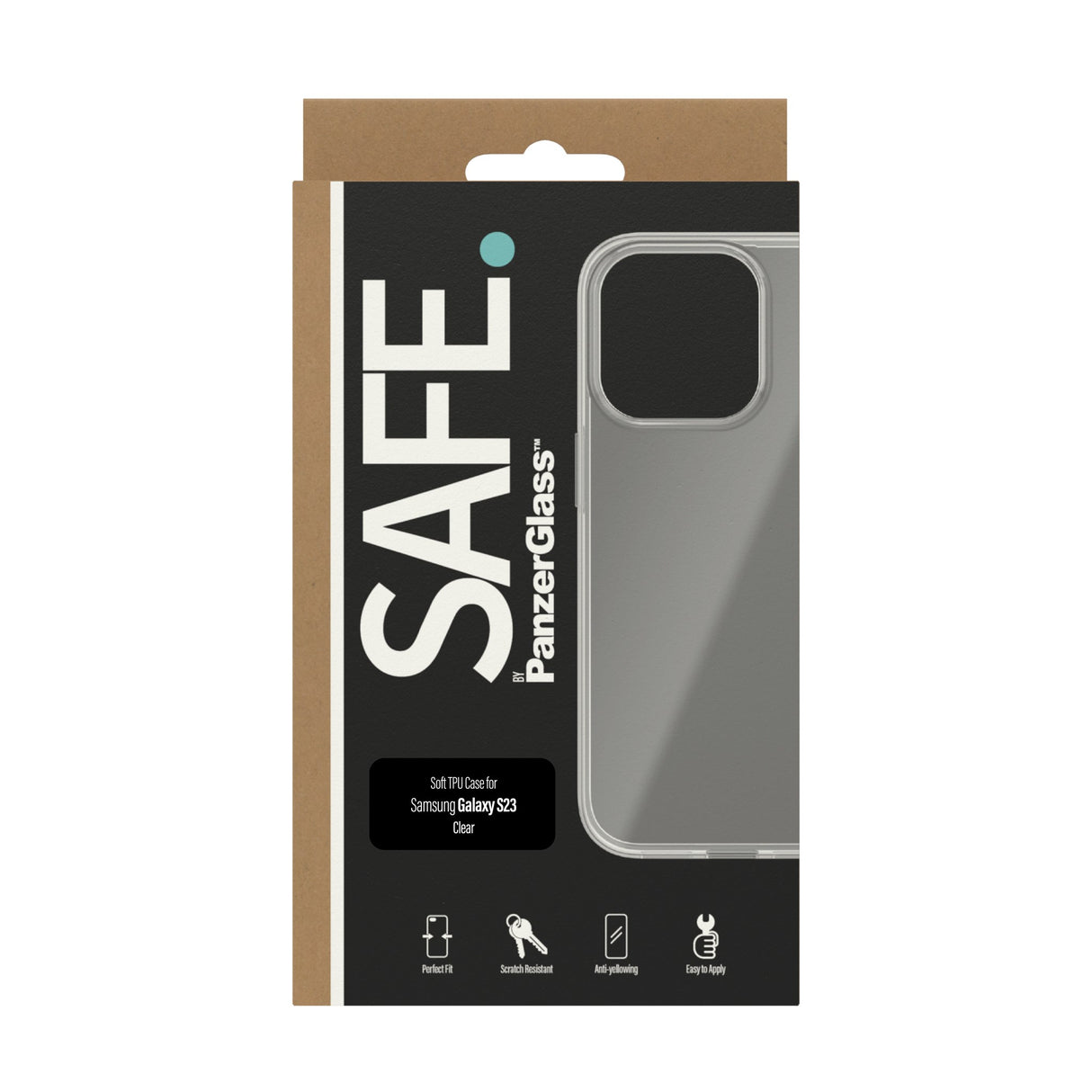 Samsung Galaxy S23 Safe By PanzerGlass® TPU Case - Transparent