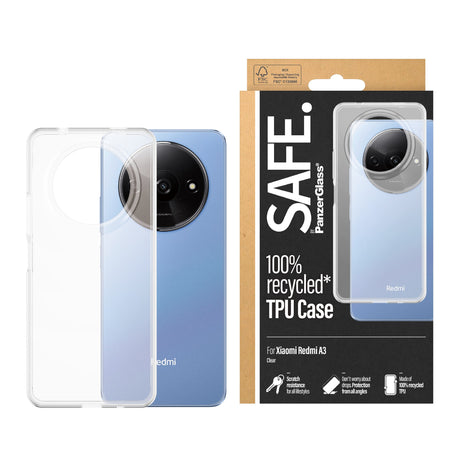 SAFE by PanzerGlass Xiaomi Redmi A3 Flexible Plastic Case - Transparent