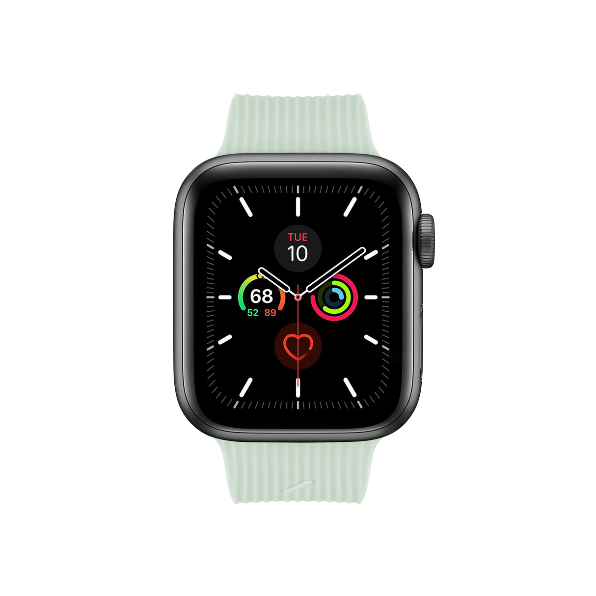 Apple Watch (38/40/SE/41/42mm) Native Union Curve Strap Sage Silicone Strap - Green