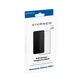 Samsung Galaxy S22 + (plus) Vivanco tempered Glass - Case Friendly - Screen Protection - Transparent w. Black edge