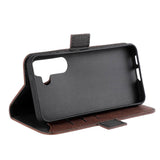 GEAR Samsung Galaxy S24 Leather Wallet Case - Brown