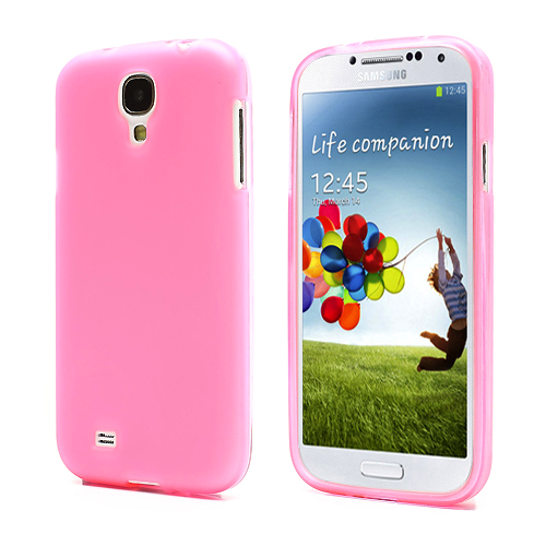 Samsung Galaxy S4/S4+ Frosted Clear Case Pink