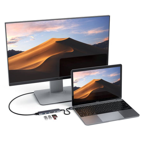Satechi Slim USB-C Multiport Adapter V2 - Space Grey