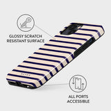 iPhone 14 Burga Tough Fashion Case - MagSafe Compatible - Old Money