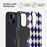 Burga iPhone 15 Tough Fashion Case - Check & Mate