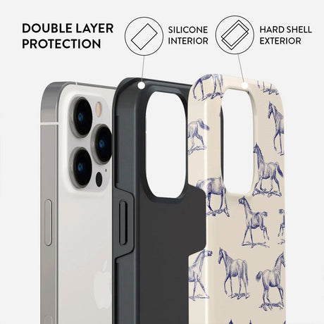 Burga iPhone 14 Pro Tough Fashion Case - Derby Race