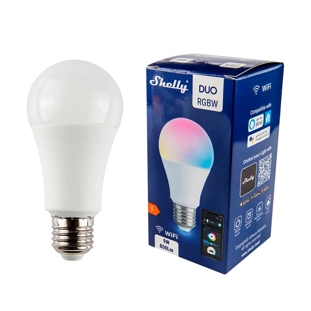 Shelly Duo E27 RGBW Smart Bulb - White