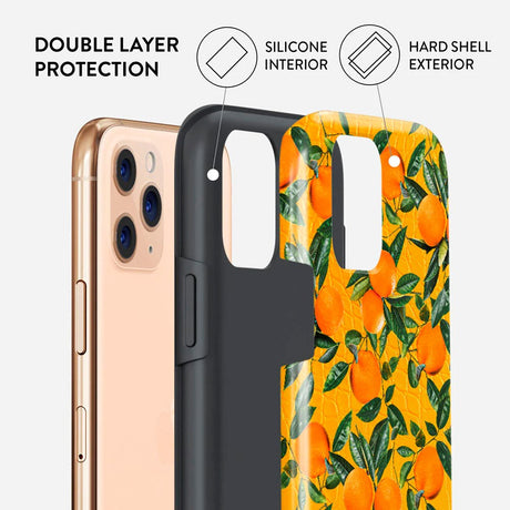 Burga iPhone 11 Pro Tough Fashion Case - Orange Lemonade