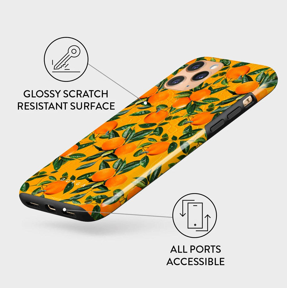 Burga iPhone 11 Pro Tough Fashion Case - Orange Lemonade