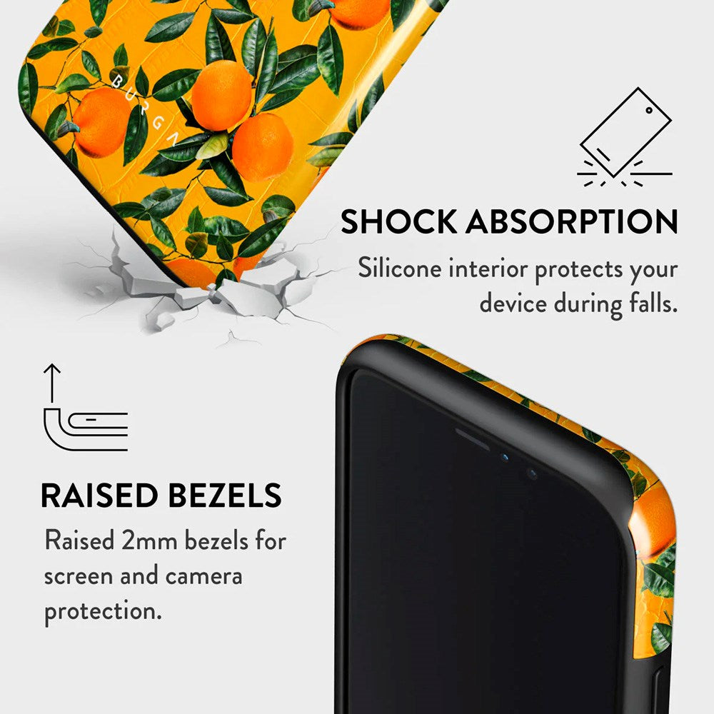 Burga iPhone 11 Pro Tough Fashion Case - Orange Lemonade