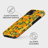 Burga iPhone 13 Tough Fashion Case - Orange Lemonade