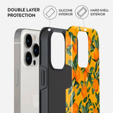 Burga iPhone 14 Pro Tough Fashion Case - Orange Lemonade